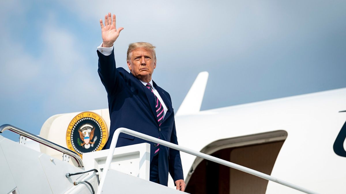 Trump boards Air Force plane to Washington as Biden upholds transition norms